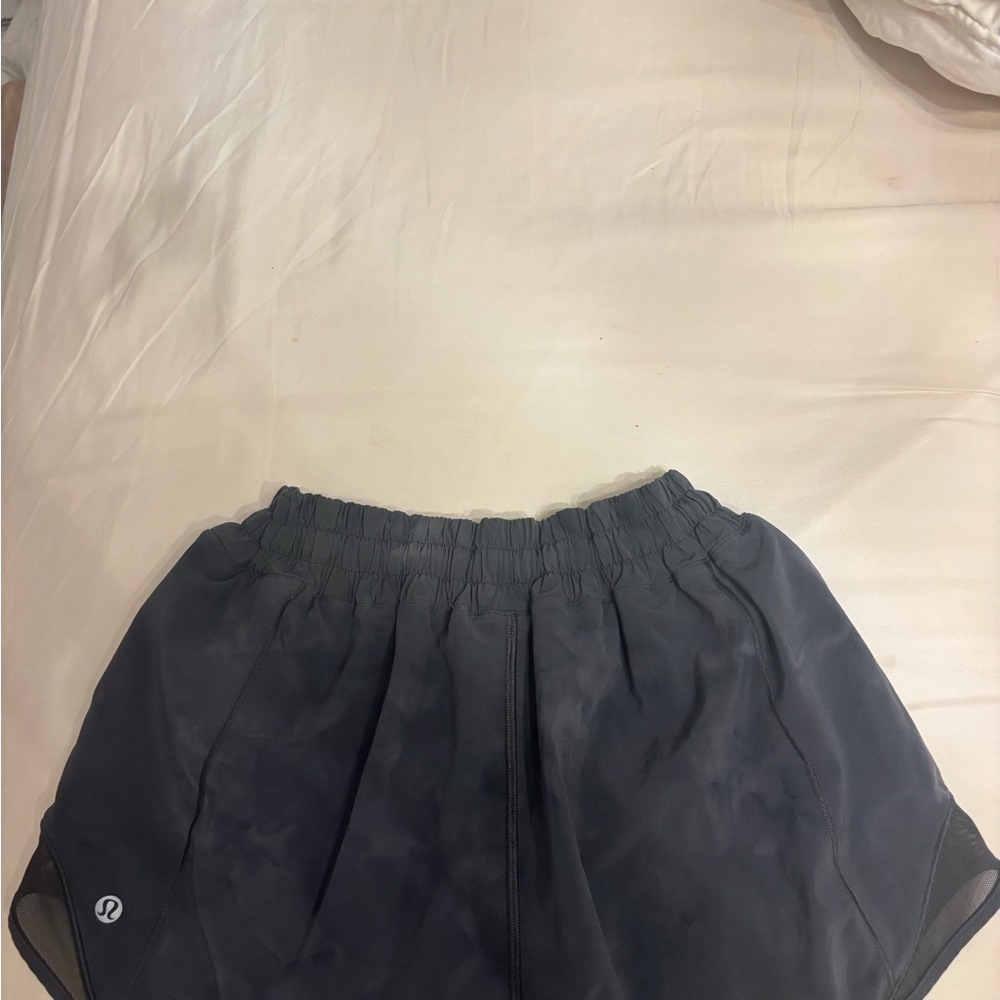 Lululemon Diamond Dye 4 inch Gray Athletic Shorts